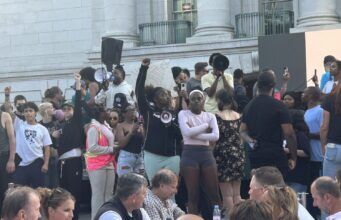 In response to police shooting, protesters shut down Concerts on the Square