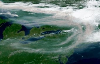 Wildfire smoke will drive poor air quality through Saturday as new plumes arrive from Canada