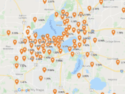 Dane County Coronavirus Map: March 22