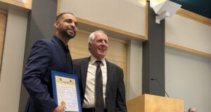 Local podcaster Dee Star makes history, literally