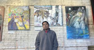 Quichua artist Julio Cachiguango brings the Andes to Art House 360 with monthlong residency