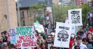 Thousands rally in Madison on May Day for annual “Day Without Immigrants”
