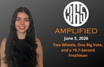 365 Amplified: Two Wheels, One Big Vote, and a 10.7-Second Freshman