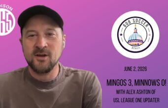 608 Soccer: Mingos 3, Minnows 0! With Alex Ashton of USL League One Updater