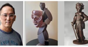 Warren King’s sculptures center on his family’s origins in China and their journey to Wisconsin