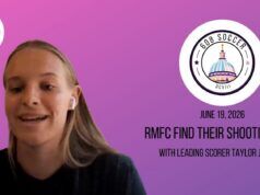 608 Soccer Show: RMFC found their shootin’ boots! With leading scorer Taylor Jordan