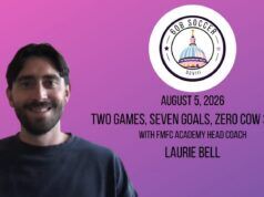 608 Soccer Show: Two games, seven goals, zero cow shirts! With Laurie Bell