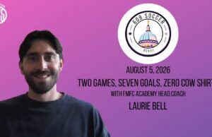 608 Soccer Show: Two games, seven goals, zero cow shirts! With Laurie Bell
