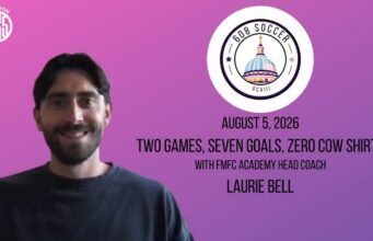 608 Soccer Show: Two games, seven goals, zero cow shirts! With Laurie Bell