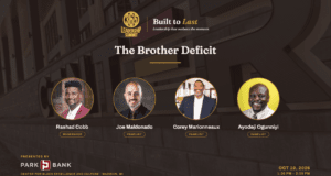 Rashad Cobb to lead “Brotherhood Deficit” panel at 365 Leadership Summit