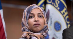 Rep. Ilhan Omar responds after federal officers search her home